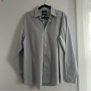Stafford Men's Gray Dress Shirt